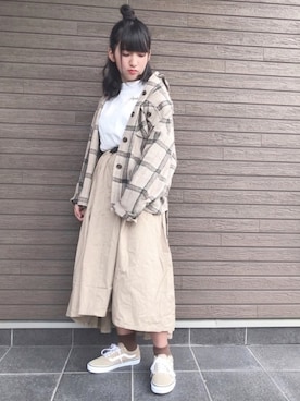 「アイテム（シューズ）」を使った、akiさん（レディース・158cm・10代）の秋コーディネート