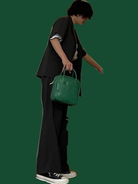 「アイテム（ハンドバッグ）」を使った、安比さん（レディース・159cm・10代）の春コーディネート