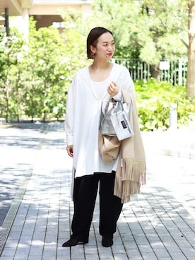 「MARLON FIRENZE（マーロンフィレンツェ）のアイテム」を使った、horiさん（レディース・160cm）の秋コーディネート