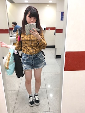 「Candy Stripper」｜「アイテム（その他）」を使った、いずみさん（レディース・161cm）の秋コーディネート