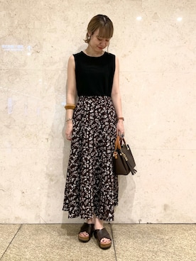 arisaさん（レディース・160cm）の夏コーディネート