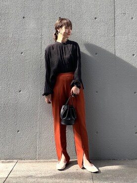 arisaさん（レディース・160cm）の秋コーディネート