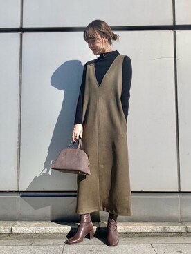 「RODE SKO」｜「アイテム（その他シューズ）」を使った、arisaさん（レディース・160cm）の秋コーディネート