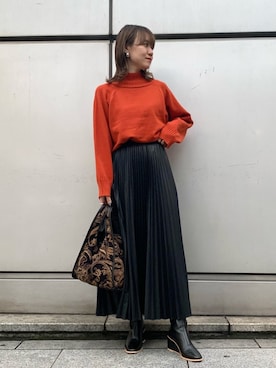 「RODE SKO」｜「アイテム（その他シューズ）」を使った、arisaさん（レディース・160cm）の秋コーディネート