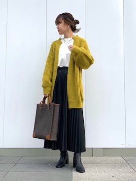 arisaさん（レディース・160cm）の冬コーディネート