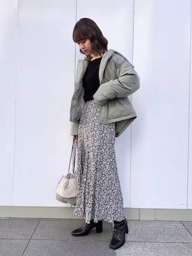 arisaさん(レディース・160cm)の冬コーディネート