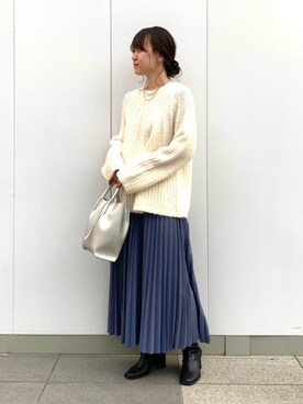 arisaさん（レディース・160cm）の冬コーディネート