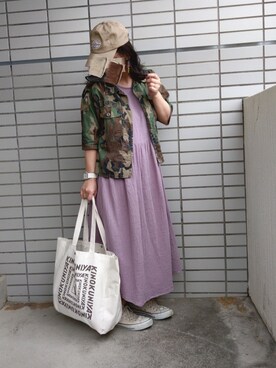 あお✳さん（レディース・156cm）の春コーディネート