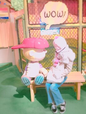 「LILY BROWN（リリーブラウン）のアイテム（ムートンコート）」を使った、あやかさん（レディース・157cm）の冬コーディネート