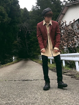 「dude」｜TETSUYAさん（メンズ・170cm）の春コーディネート
