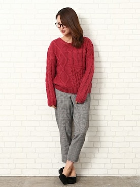 フーコさん(レディース・160cm)の冬コーディネート