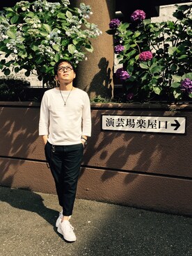 漫才師ホンキートンク弾さんのコーディネート