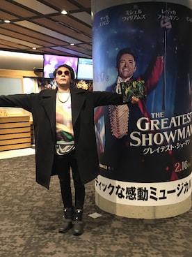 「AMERI」｜「アイテム（チェスターコート）」を使った、Yu Yoshidaさん（メンズ・170cm）の冬コーディネート