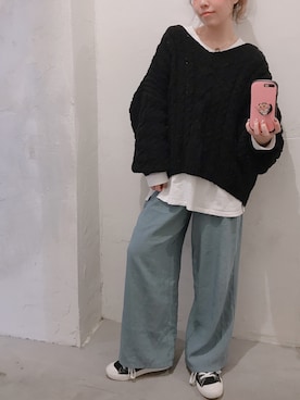 mreさん（レディース・160cm）の秋コーディネート