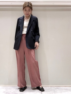 「TICCA（ティッカ）のアイテム（ジャケット/アウター）」を使った、nagaさん（レディース・161cm）の秋コーディネート