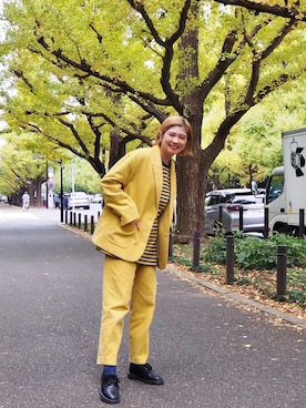 Natsuki Konoさん（レディース・165cm）の冬コーディネート