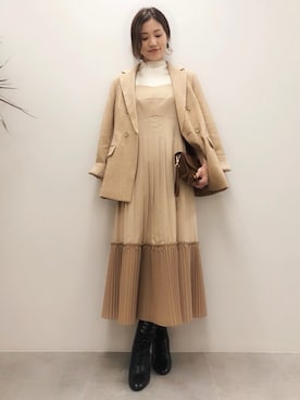「JILL STUART（ジルスチュアート）のアイテム（ブルゾン）」を使った、MEGさん（レディース・157cm）の夏コーディネート