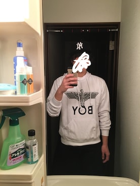 「GAP（ギャップ）のスキニーデニム（デニムパンツ）」を使った、ざっきー@boy大好きっ子さん（メンズ・175cm）の冬コーディネート