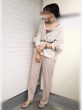 「カシュクール」｜「アイテム（財布/小物）」を使った、きみさん（レディース・155cm）の春コーディネート