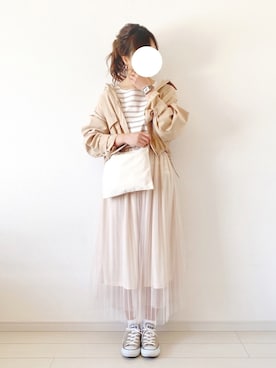 「SHIPS Days（シップスデイズ）のアイテム」を使った、きみさん（レディース・155cm）の春コーディネート