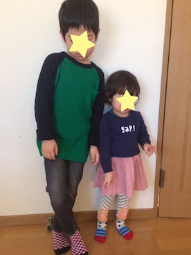 ぷっぷりんさん(キッズ・80cm)の冬コーディネート