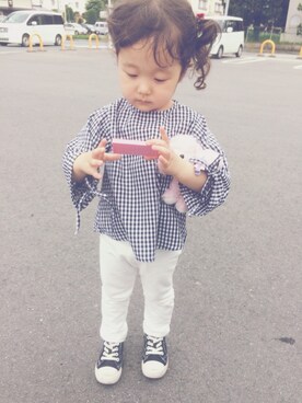 ぷっぷりんさん（キッズ・90cm）の春コーディネート