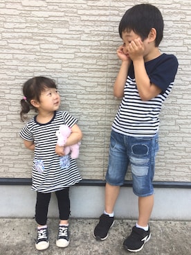 ぷっぷりんさん(キッズ・90cm)の春コーディネート