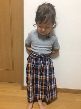 ぷっぷりんさん（キッズ・90cm）の夏コーディネート