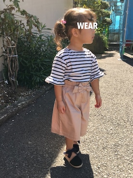 ぷっぷりんさん（キッズ・90cm）の秋コーディネート