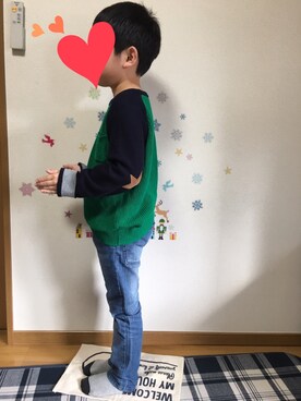 ぷっぷりんさん(キッズ・90cm)の冬コーディネート