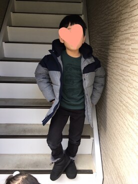 ぷっぷりんさん（キッズ・90cm）の冬コーディネート