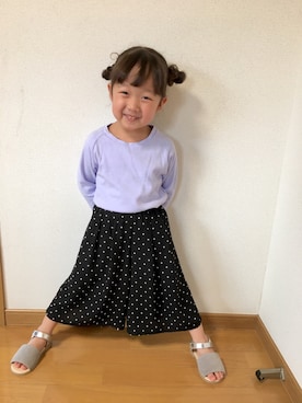 ぷっぷりんさん（キッズ・100cm）の夏コーディネート