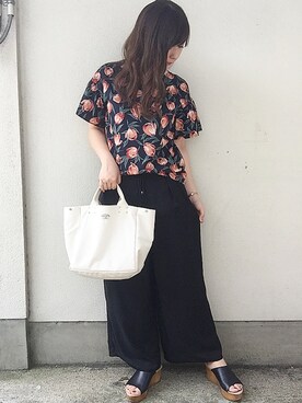 「KBF BOX（ケービーエフ ボックス）のアイテム」を使った、Naoさん（レディース・160cm）の夏コーディネート