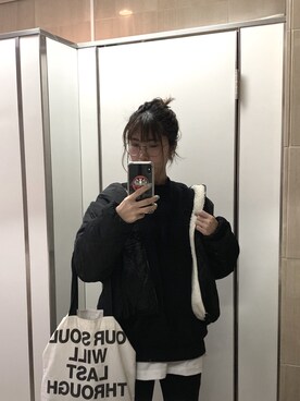 あんこちゃん しまむらのブルゾンを使ったコーディネート Wear