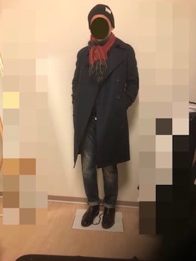 「FACTOTUM（ファクトタム）のアイテム（トレンチコート）」を使った、ミッチ100さん（メンズ・167cm）の秋コーディネート
