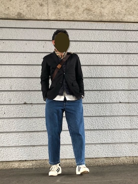 「ユニクロU」｜ミッチ100さん（メンズ・167cm）の春コーディネート