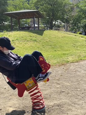 「Guess（ゲス）のアイテム（帽子）」を使った、みー☺︎さん（レディース・163cm）の春コーディネート