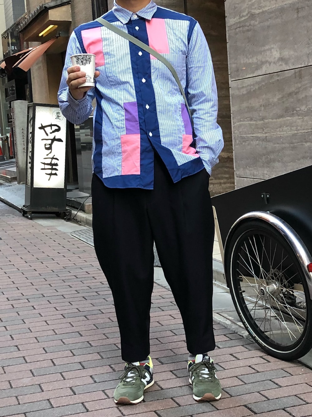 「投稿」｜「COMME des GARCONS HOMME DEUXのアイテム（シャツ/ブラウス、その他）」を使った、nutrientsさん（メンズ・164cm）の秋コーディネートの1枚目の写真