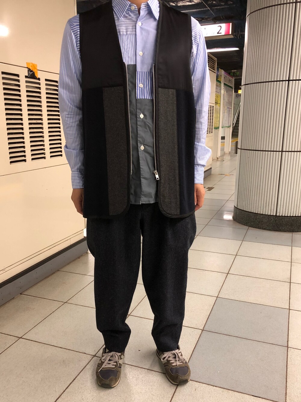 COMME des GARCONS HOMME DEUXのスーツベストを使った ...