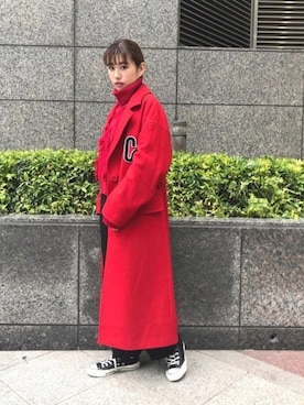 「アイラブCONVERSE」｜kuro74さん（レディース・164cm）の秋コーディネート