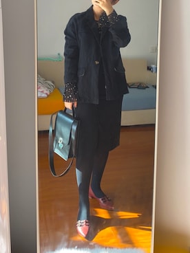 平头哥人美肚子饿さん(レディース・158cm)の秋コーディネート