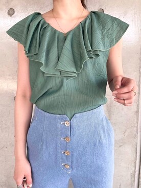 sakiさん（レディース・160cm）の春コーディネート