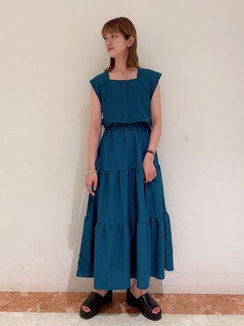 青ワンピース の人気ファッションコーディネート Wear