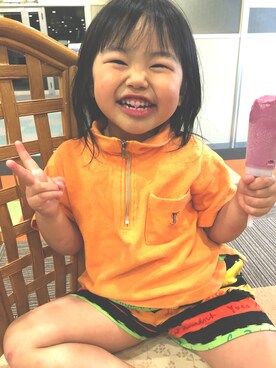 「Yves Saint Laurent（イヴサンローラン）のアイテム（パンツ）」を使った、mさん（レディース・159cm）の夏コーディネート