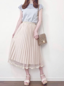 「FEERICHELU（フェリーシェル）のアイテム」を使った、❁︎ yuiko ❁︎さん（レディース・160cm）の夏コーディネート