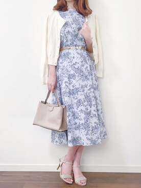 「le reve vaniller（ル レーヴ ヴァニレ）のアイテム」を使った、❁︎ yuiko ❁︎さん（レディース・160cm）の夏コーディネート