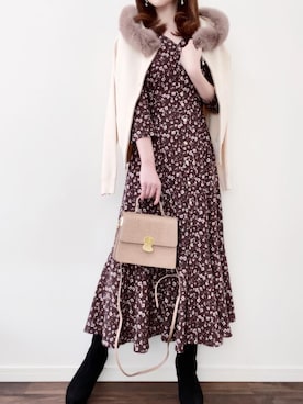 「FEERICHELU（フェリーシェル）のアイテム」を使った、❁︎ yuiko ❁︎さん（レディース・160cm）の秋コーディネート