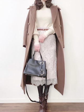 FRAY I.D（フレイアイディー）の「変形カラーロングコート（チェスター