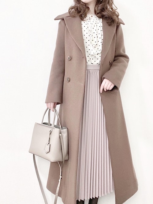 FRAY♡変形　カラー　ロングコート FRAY I.D（フレイアイディー）の「変形カラーロングコート（チェスター