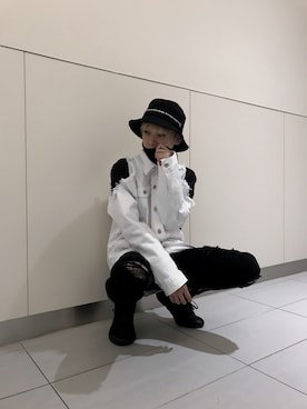 「DANKE SCHON（ダンケシェーン）のアイテム（帽子）」を使った、クロカワ　リオさん（メンズ・170cm）の秋コーディネート